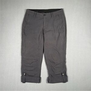 Women's Kuhl Gray Legendary Spire Roll-Up Pants Size 6 Regular Pockets gorpcore